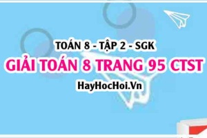Giải Toán 8 trang 95 tập 2 Chân trời sáng tạo